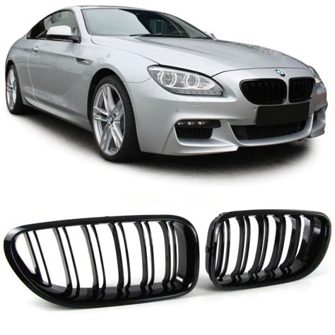 Calandre BMW série 6 F12 F13 F06 noir brillant kustomorphose