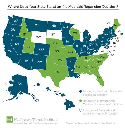 Medicaid Expansion Map Where Does Your State Stand In 2016