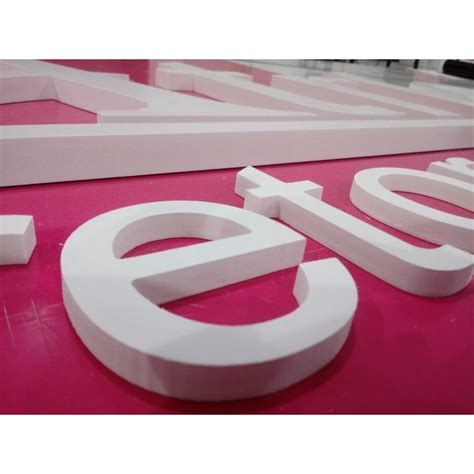 Letras Em Pvc Expandido Mm Cm Cm Fachada Logomarca Logotipo