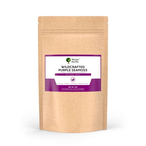 Wildcrafted Purple Sea Moss Marpe Herbs