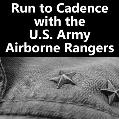 Run To Cadence With The U S Army Airborne Rangers Album By The U S Army Airborne Rangers