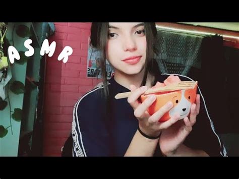 ASMR en ESPAÑOL comiendo sandia crujiente y jugosita