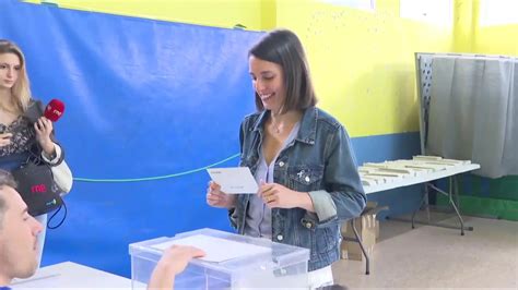 Irene Montero Vota En Las Elecciones Al Parlamento Europeo Con Ione