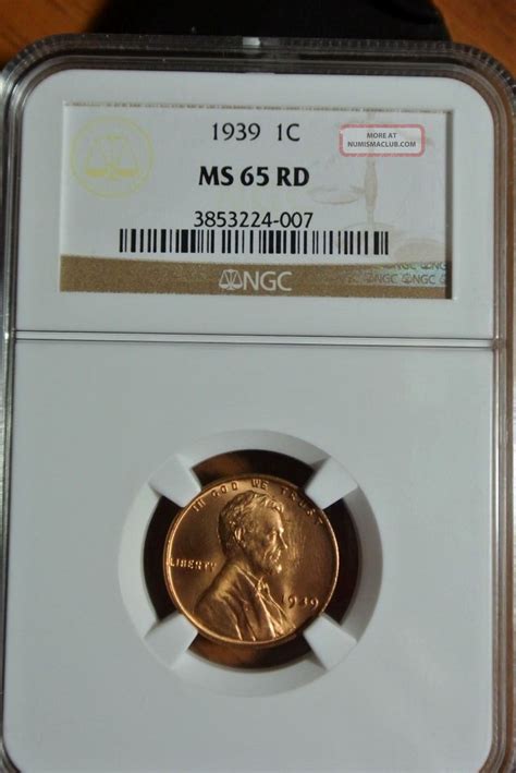 Lincoln Cent Wheat Penny Ngc Ms Rd