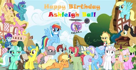 Happy Birthday Ashleigh Ball By Shiningblueshield On Deviantart