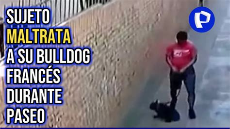 Callao sujeto maltrata a su perrita en plena vía pública YouTube