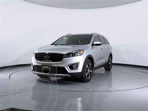 Kia Sorento 3 3L EX Usado 2017 Color Plata Precio 418 999