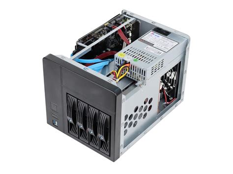 4-bay NAS chassis ATX DIY hot-swappable IPFS server mini mini-itx ...