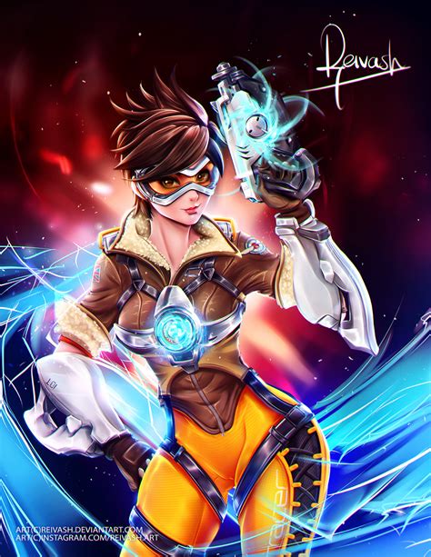 Artstation Tracer From Overwatch