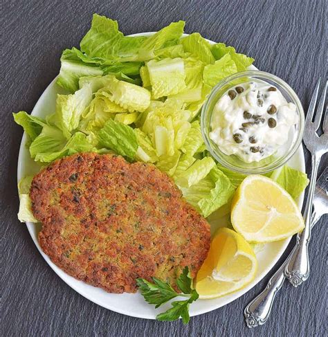 Crispy Chickpea Cutlets With Lemon Caper Sauce Living Vegan