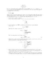 Answer Set 2 Fall 2009 Econ 371 Problem Set 2 Answer Set 1 Let Y