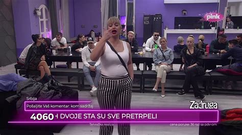 Pink Rs Za Alila Bih Da Znam Da Sam Obmanuta Miljana Priznala Ta