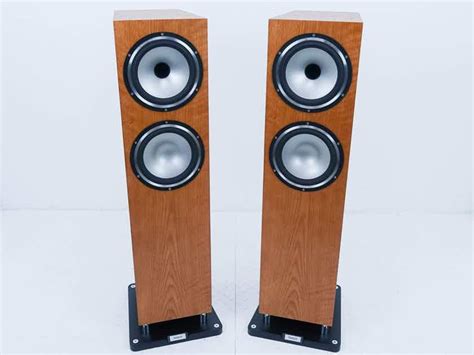 Tannoy Revolution XT8F Floorstanding Speakers Medium Oak Pair 14507