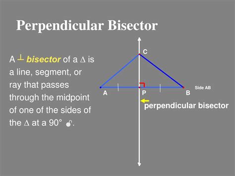 Ppt Perpendicular And Angle Bisectors Powerpoint Presentation Free Download Id9700041