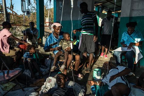 Cholera Deepens Haitis Misery After Hurricane The New York Times