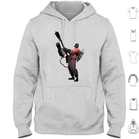 Cocky Pyro Tf2 Class Hoodies Team Fortress 2 Pyro Fire Hot Cocky Badass