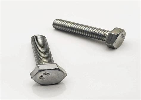 Din Din Galvanized Carbon Steel Hex Bolts Bolt M Grade