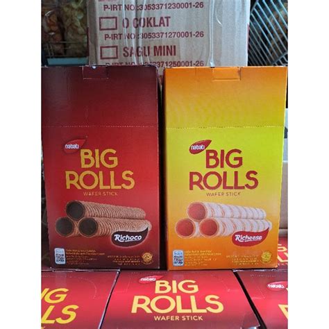 Nabati Big Rolls Wafer Stik 1 Box Isi 20 Pc Lazada Indonesia