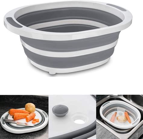 Collapsible Dispan Dish Tub Foldable Dish Washing Tub