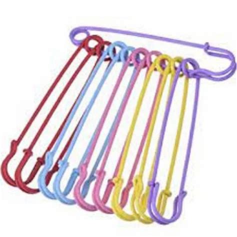 Colored Steel Safety Pins Quantity Per Pack 500 Pieces Per Box At Rs