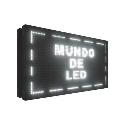 Painel De LED Letreiro Digital 71cm X 39cm Dupla Face USB