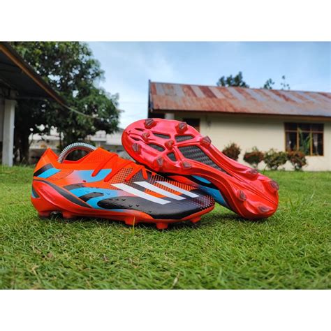 Jual Sepatu Bola Adidas X Speedportal Messi Fg Black Orange Light