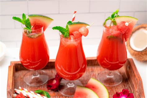 The Best Caribbean Watermelon Coconut Rum Punch Recipe