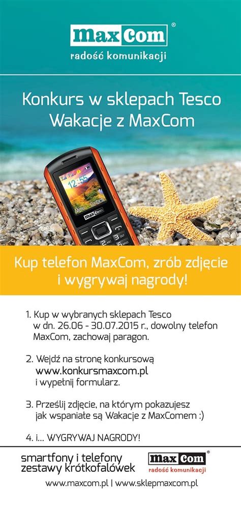 Konkurs Fotograficzny Wakacje Z Maxcom E Konkursy Info