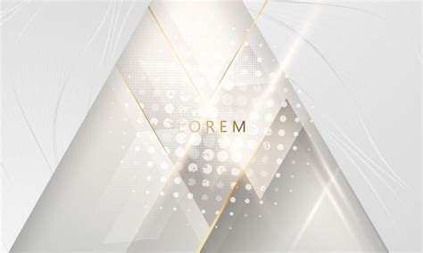 Premium Vector Abstract Background Luxury White Gold Modern