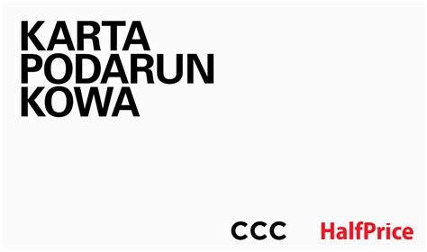 Ccc Karta Podarunkowa Bon Voucher Karty Online