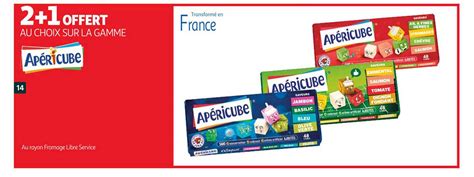 Promo La Gamme Apéricube chez Auchan iCatalogue fr