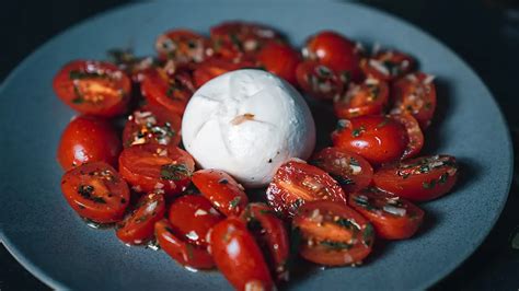 Tomaten Burrata Salat Einfaches Burrata Rezept Koch Mit