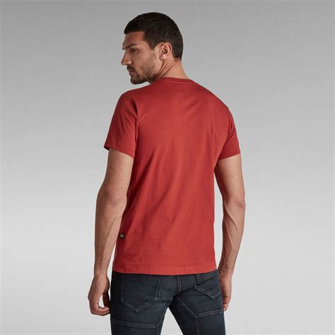 Raw Double Layer T Shirt Red G Star Raw