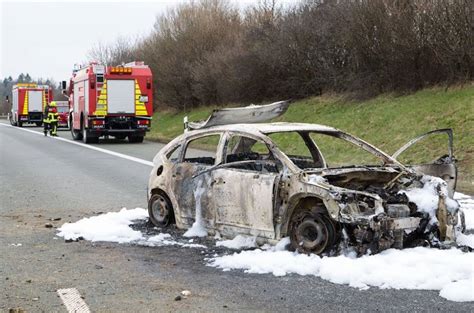 Auto Auf A Ausgebrannt Fahrer Schwer Verletzt Radio Leipzig