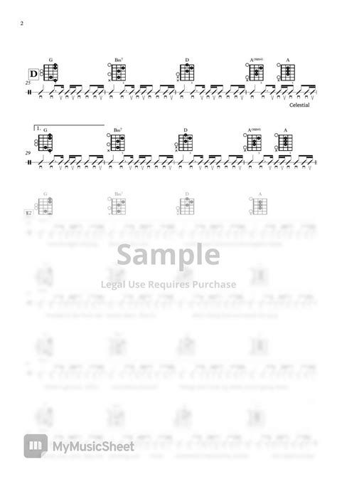 Ed Sheeran Celestial Guitar Tab Sheets By 서동욱