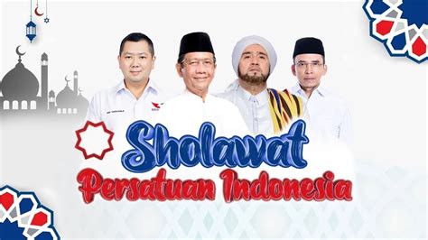 Mahfud Md Hadiri Sholawat Persatuan Indonesia Di Gor Pakansari Bogor