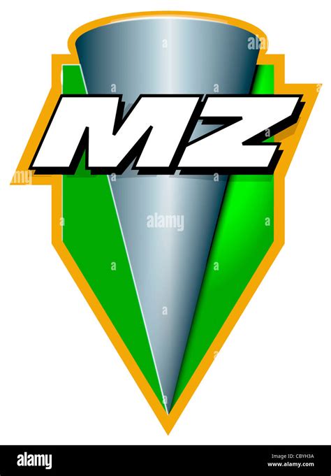 Logo Des VEB Motorrad Werk Zschopau MZ In Sachsen Stockfotografie Alamy