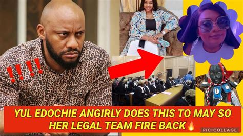 YUL EDOCHIE AND MAY EDOCHIE FINALLY MEET FACE TO FACE IN COURT TODAY