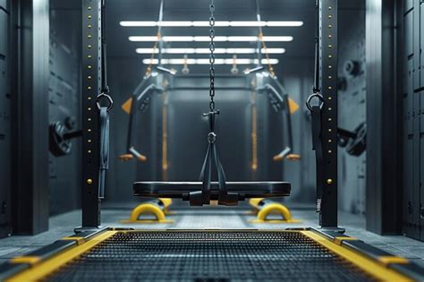 Premium Photo Gym Workout With Trx Chest Press