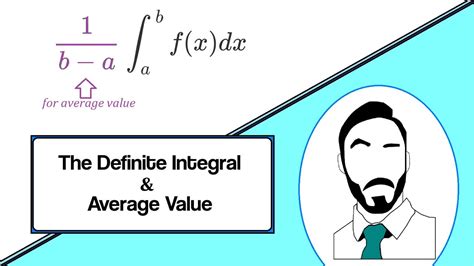 Calculus A Review Of The Definite Integral And Average Value Worksheet Included Youtube