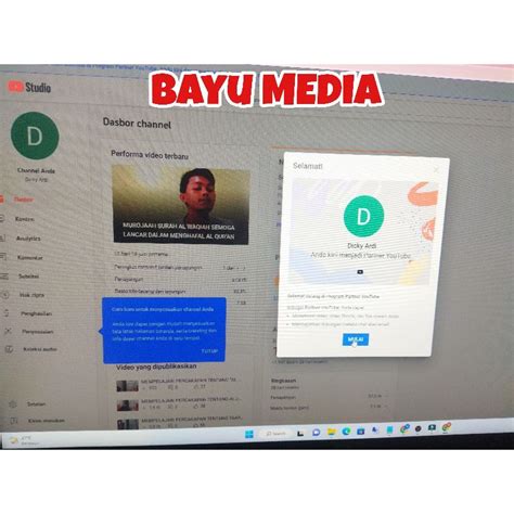 Jual Channel Youtube Berbagai Konten Monet Shopee Indonesia