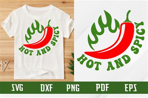 Hot And Spicy Svg Design Graphic By Binasvgbundle · Creative Fabrica