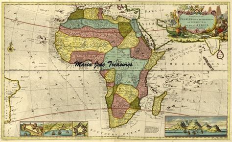 Vintage Maps of Africa Digital Download - Etsy | Africa map, Map ...