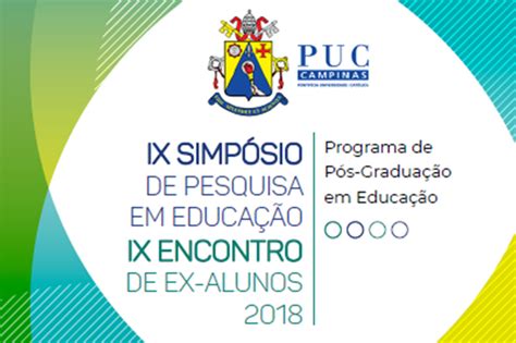 Portal Puc Campinas Anais Do Ix Simp Sio De Pesquisa Em Educa O E