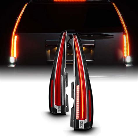 Black Led Tail Lights Set For Cadillac Escalade Esv In Nepal