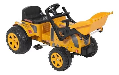 Mini Trator Infantil Pedal Fazendeiro Amarelo Biemme C P