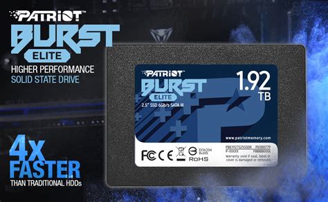 Patriot Burst Elite Sata Gb Ssd Solid State Drive Amazon