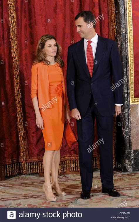 June 7 2011 Madrid Madrid Spain Prince Felipe And Princess