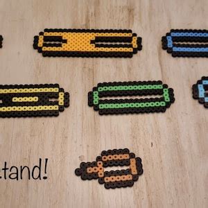 Chrono Trigger Battle Perler Sprites Stands Jrpg Magnets Chrono Marle