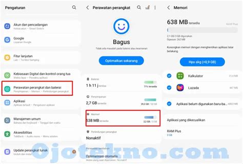 Cara Cek RAM Hp Samsung A04 Melalui Fitur Bawaan OJoTekno